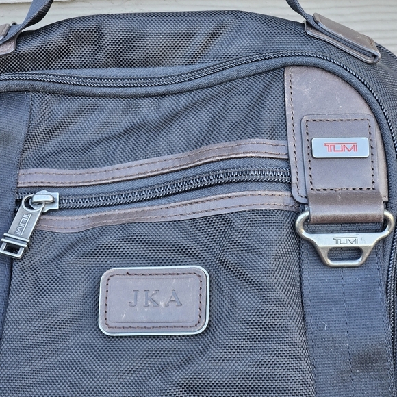 TUMI 22382HKH ALPHA BRAVO KINGSVILLE DELUXE BLACK NYLON BACKPACK TRAVEL CARRYON - Picture 2 of 16